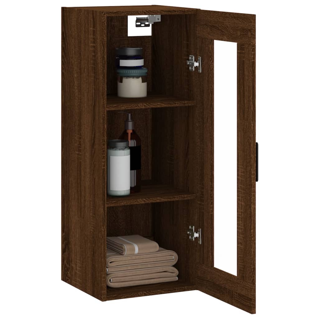 Vitrinenschrank - Wandschrank - Hängeschrank - Schrankelement - 34,5 x 34 x 90cm