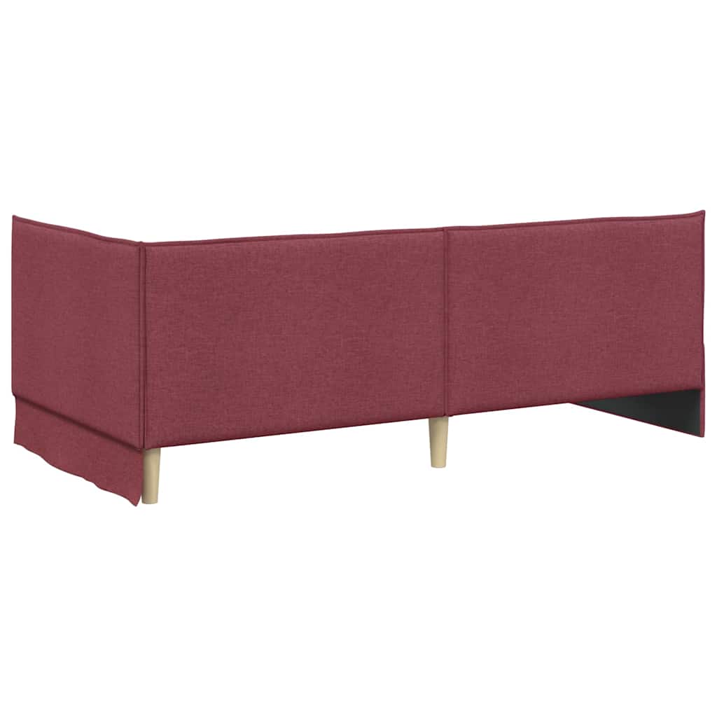 Eckbettgestell - Bettgestell - Polsterbett - Einzelbett - Gästebett - 100x200 cm