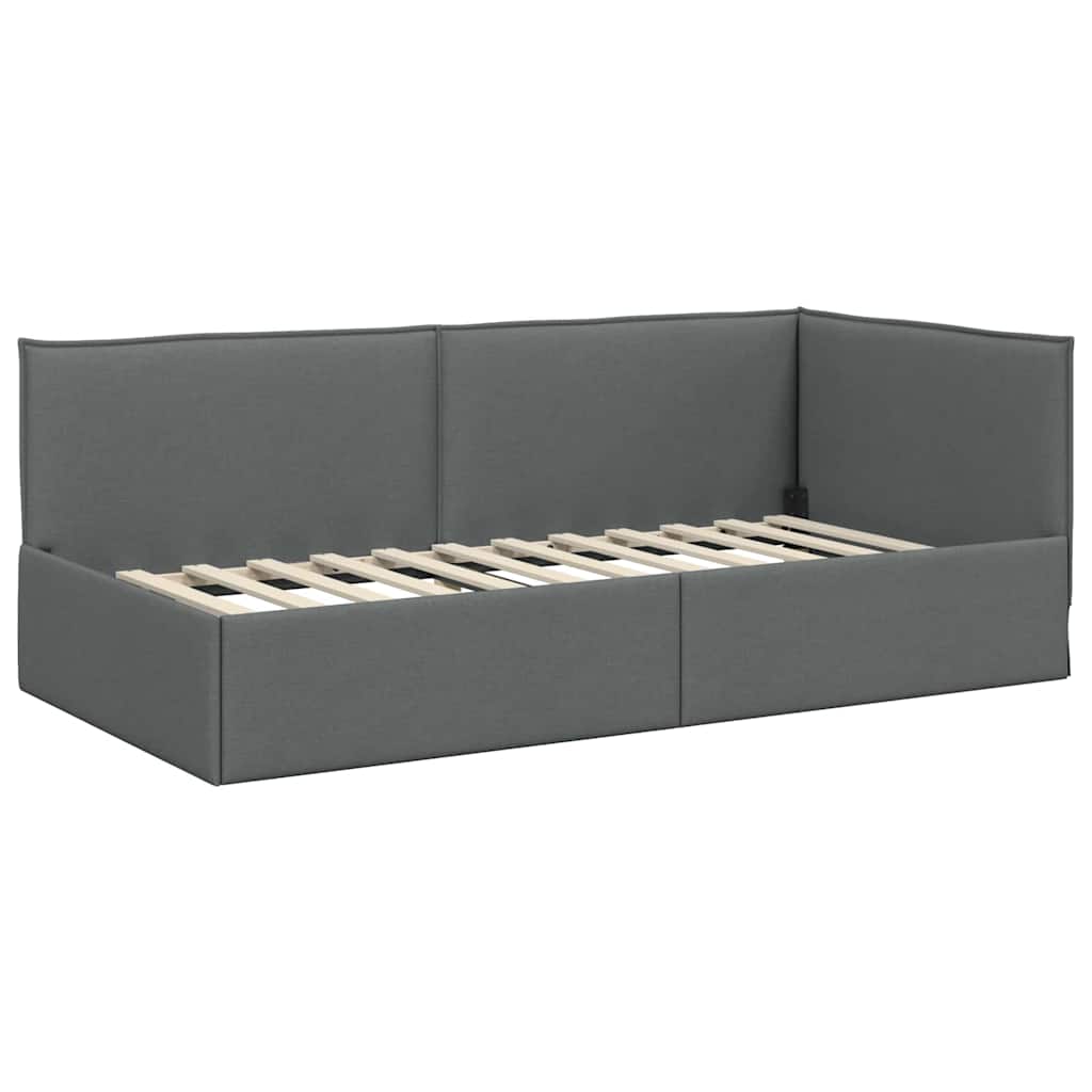 Eckbettgestell - Bettgestell - Polsterbett - Jugendbett - Bettrahmen - 90x200 cm