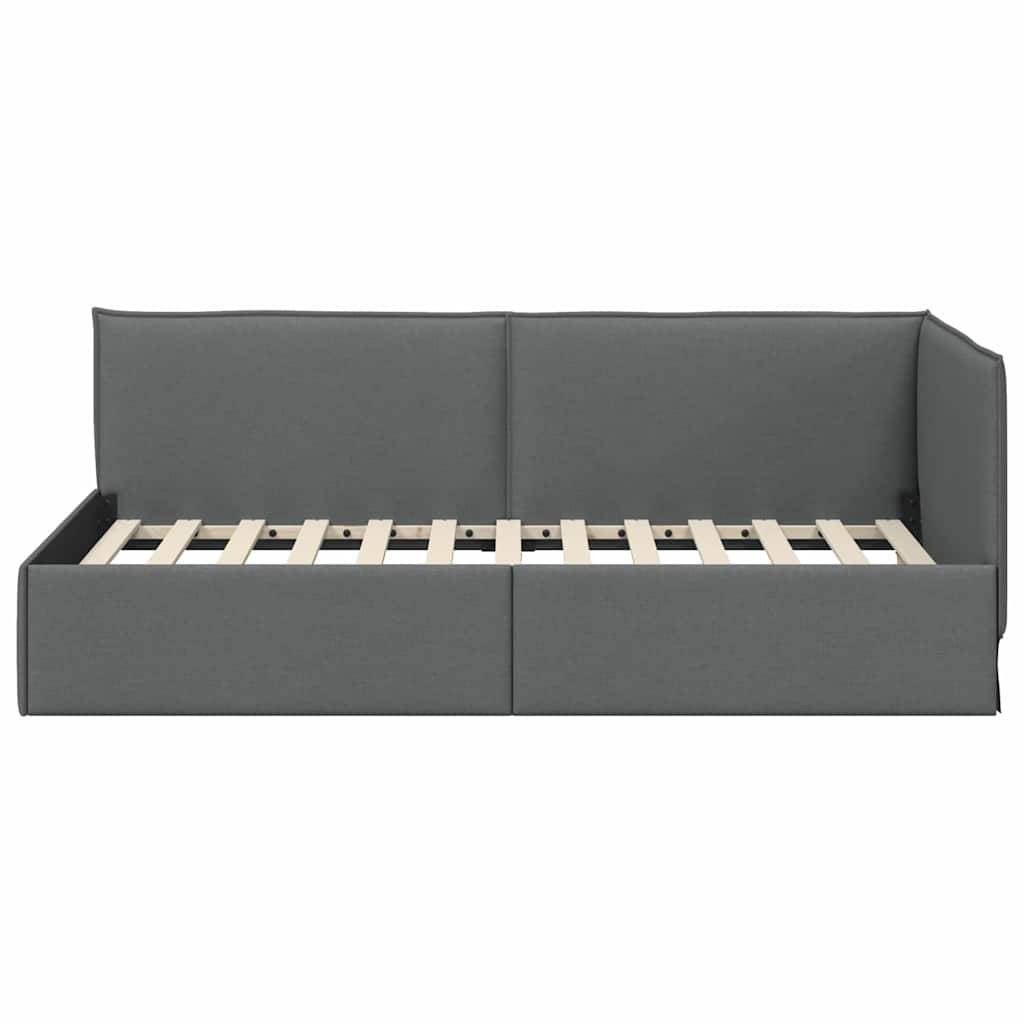 Eckbettgestell - Bettgestell - Polsterbett - Jugendbett - Bettrahmen - 90x200 cm