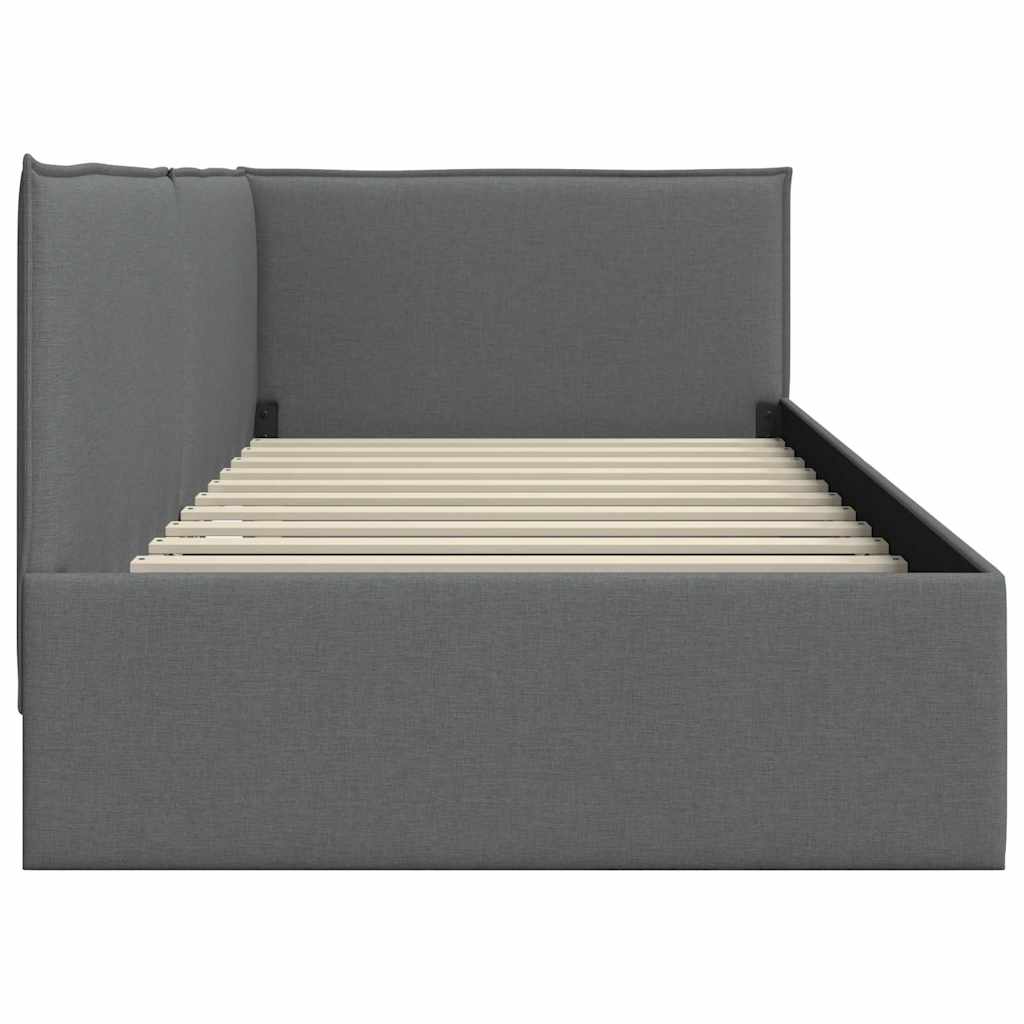 Eckbettgestell - Bettgestell - Polsterbett - Jugendbett - Bettrahmen - 90x200 cm