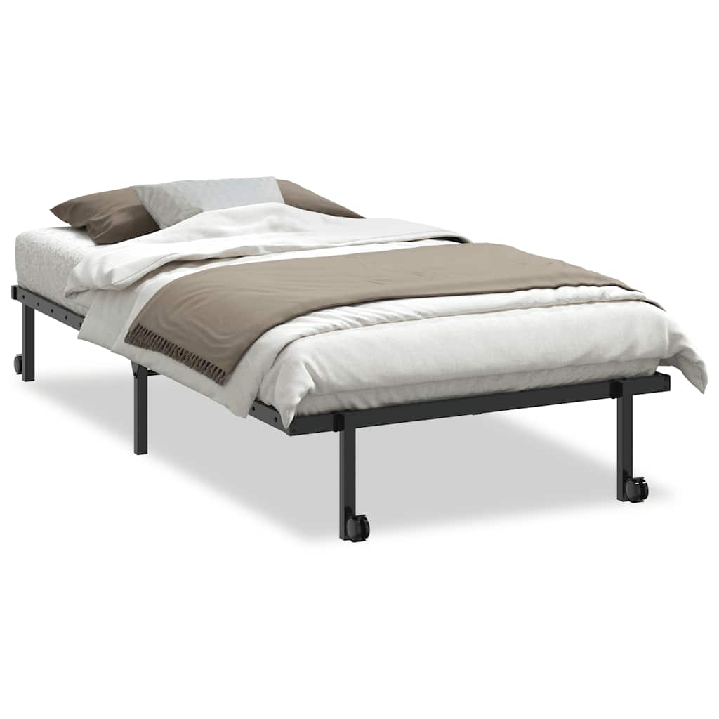 Robustes Stahlbett - Gästebett - Bürobett - Bettgestell - Klappbett - 100x200cm