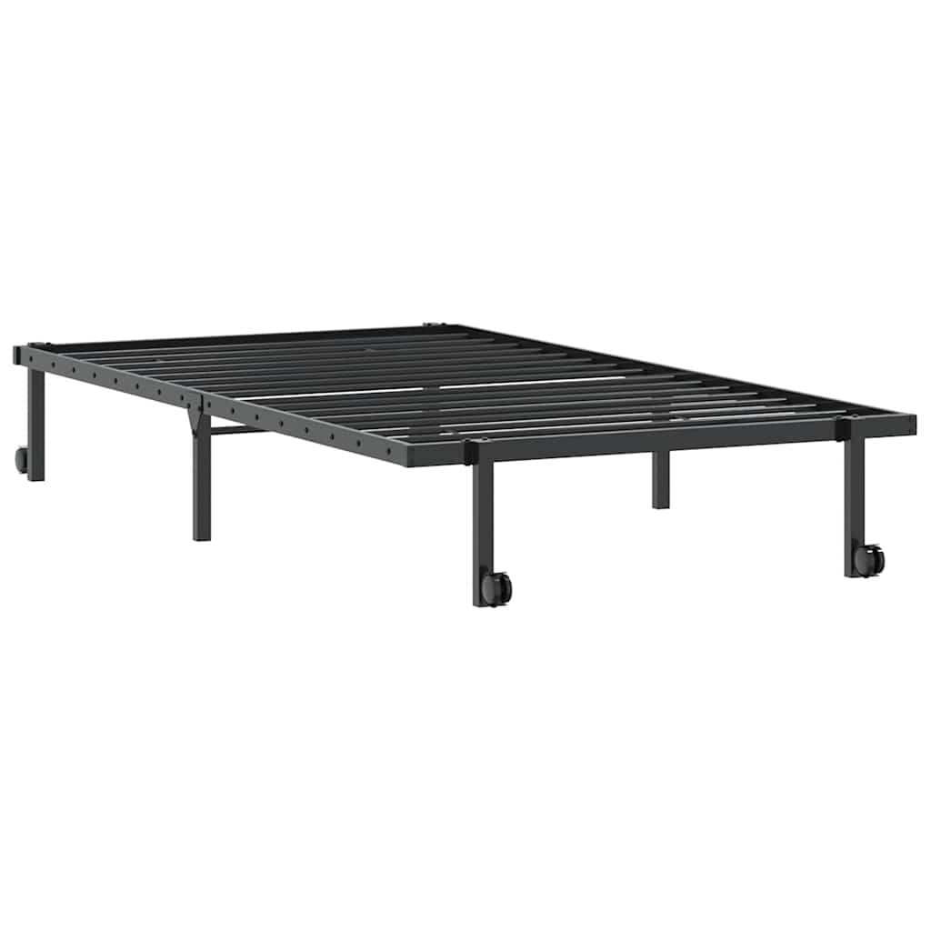 Robustes Stahlbett - Gästebett - Bürobett - Bettgestell - Klappbett - 100x200cm