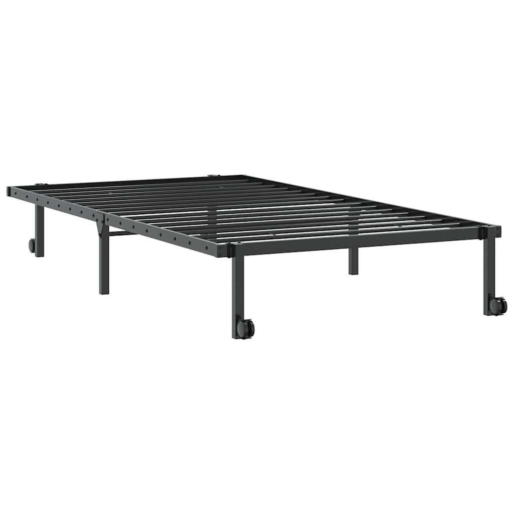 Robustes Stahlbett - Gästebett - Bürobett - Bettgestell - Klappbett - 100x200cm