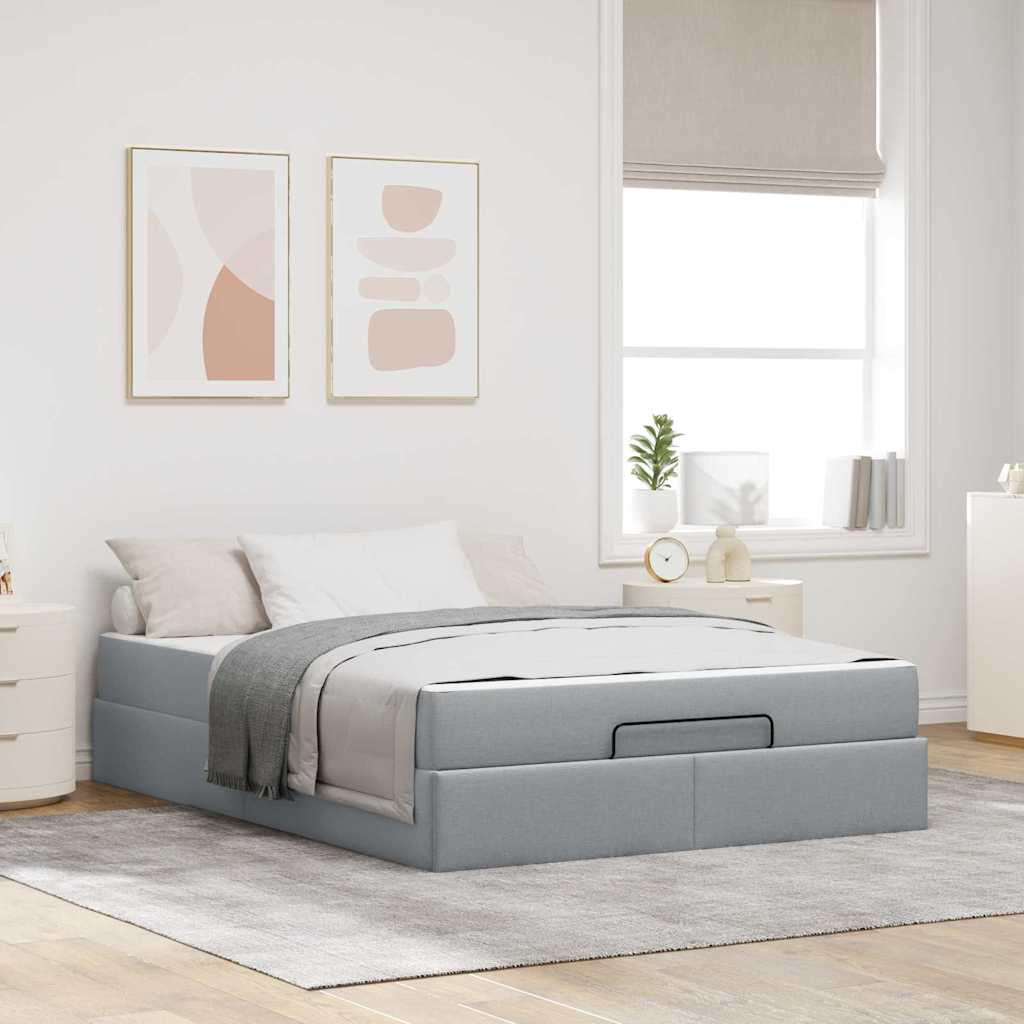 Polsterbett - Bettgestell - Doppelbett - Bettrahmen inkl. Matratze - 160x200 cm