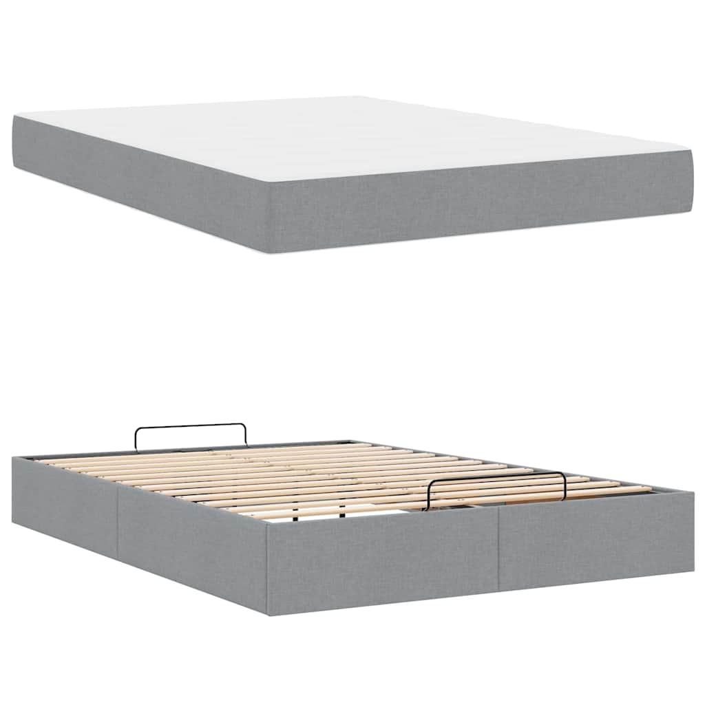 Polsterbett - Bettgestell - Doppelbett - Bettrahmen inkl. Matratze - 160x200 cm