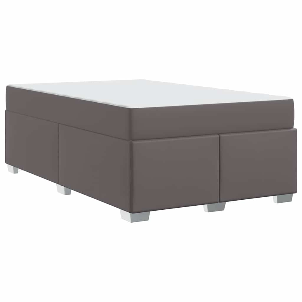 Einzelbett inkl. Matratze - Bettgestell - Polsterbett - Kunstleder - 120 x 200cm