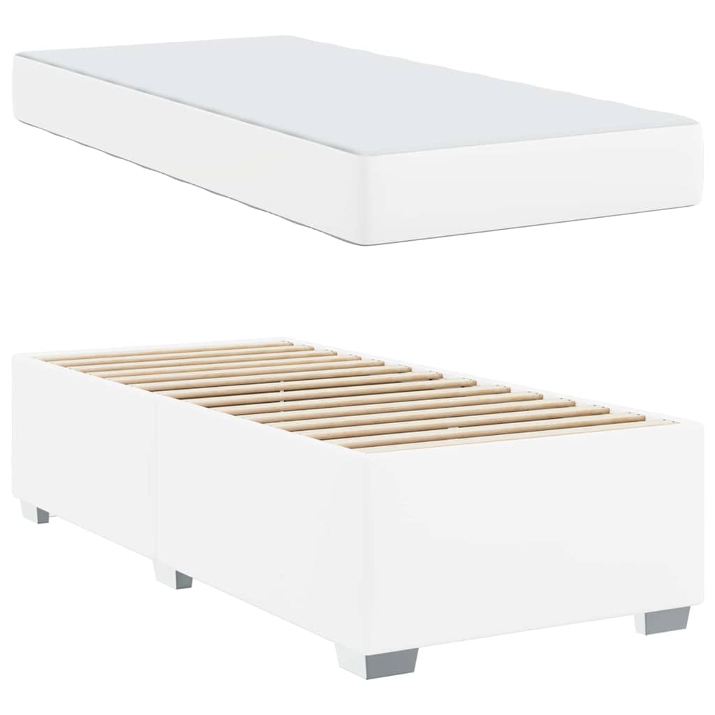 Kunstleder Polsterbett - Bettgestell - Einzelbett - Bettrahmen - 100 x 200 cm