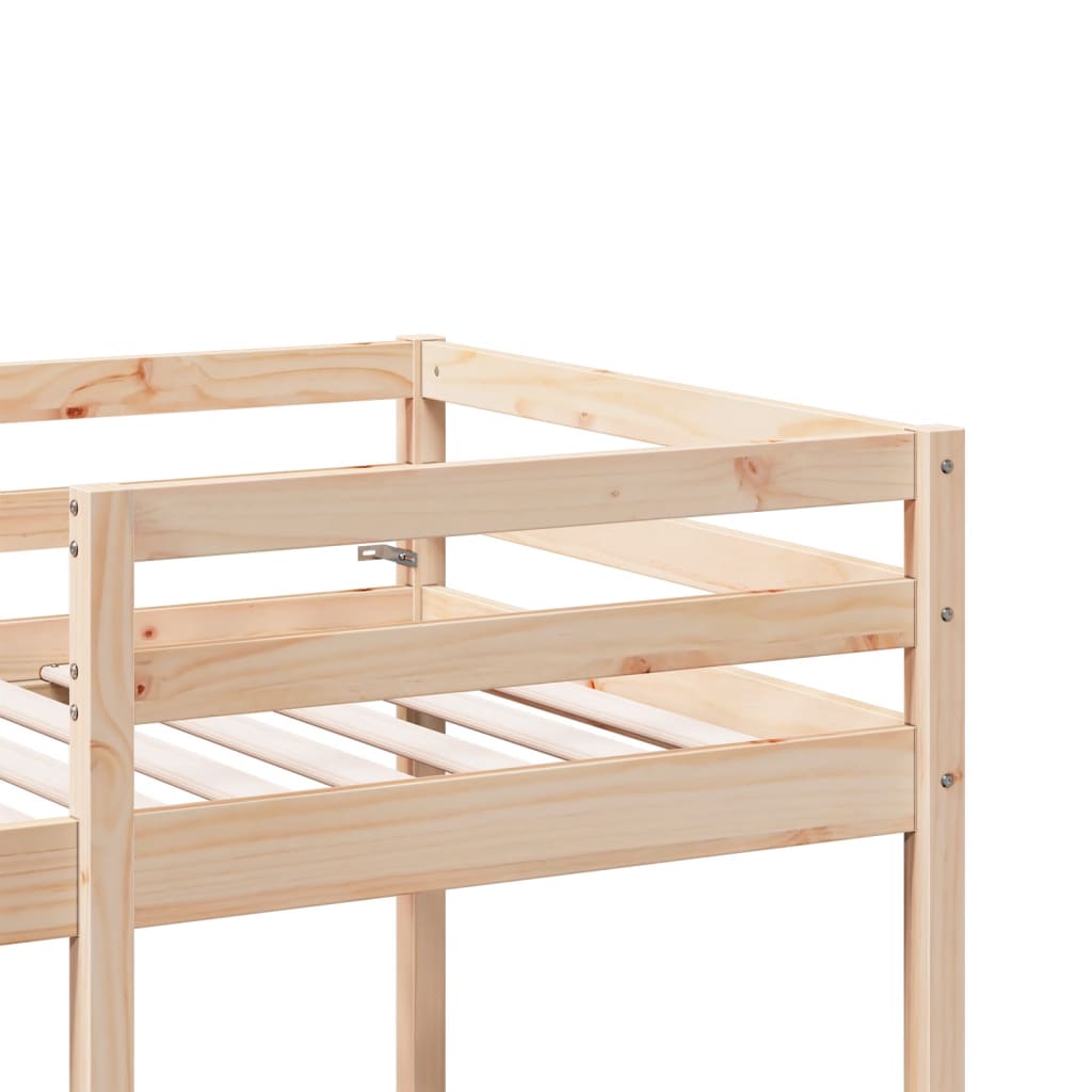 Hochbett m. Schreibtisch & Bänken - Kinderbett - Etagenbett - Stockbett - 80x200
