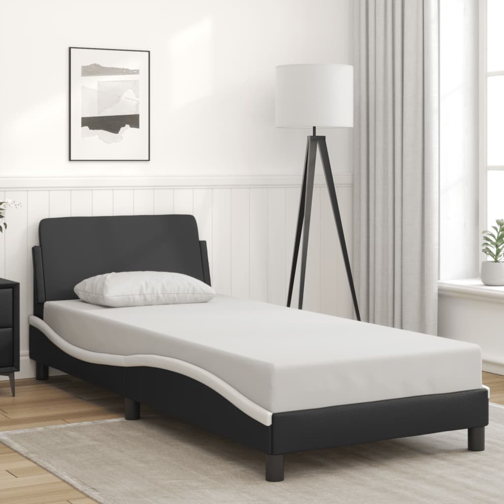 Modernes Polsterbett - Bettrahmen - Schlafzimmerbett - Bettgestell - 80 x 200 cm