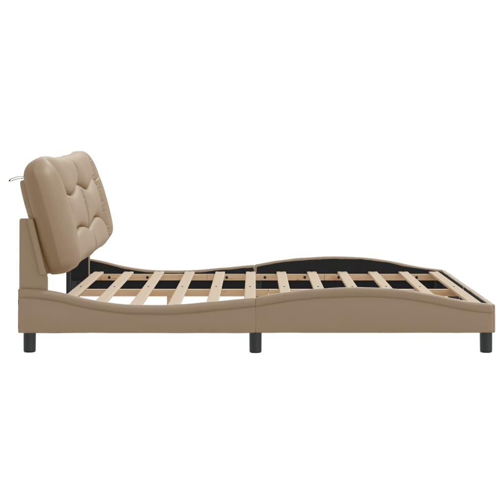 Polsterbett - Bettgestell - Doppelbett - Bettrahmen - Hotelbett - 180 x 200 cm
