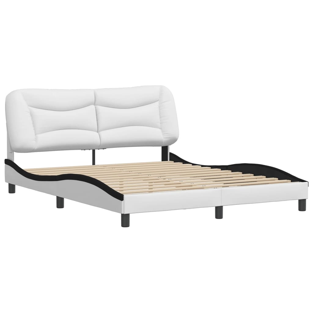 Doppelbett Hvar - Bettrahmen - Polsterbett - Bettgestell - Kunstleder - 160x200