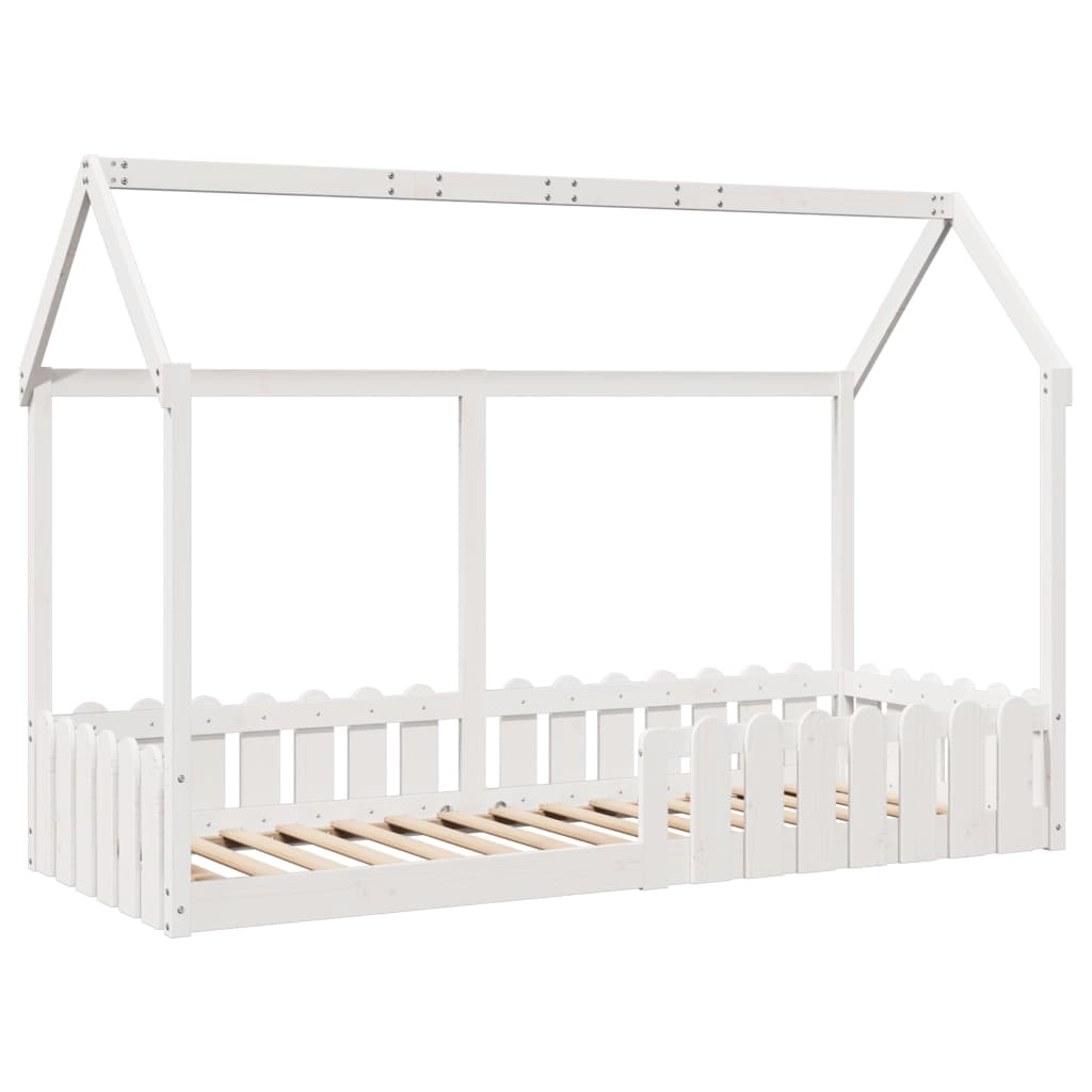 Tolles Spielbett - Kinderbett - Hausbett - Bettrahmen - Holzbett - 80 x 200 cm