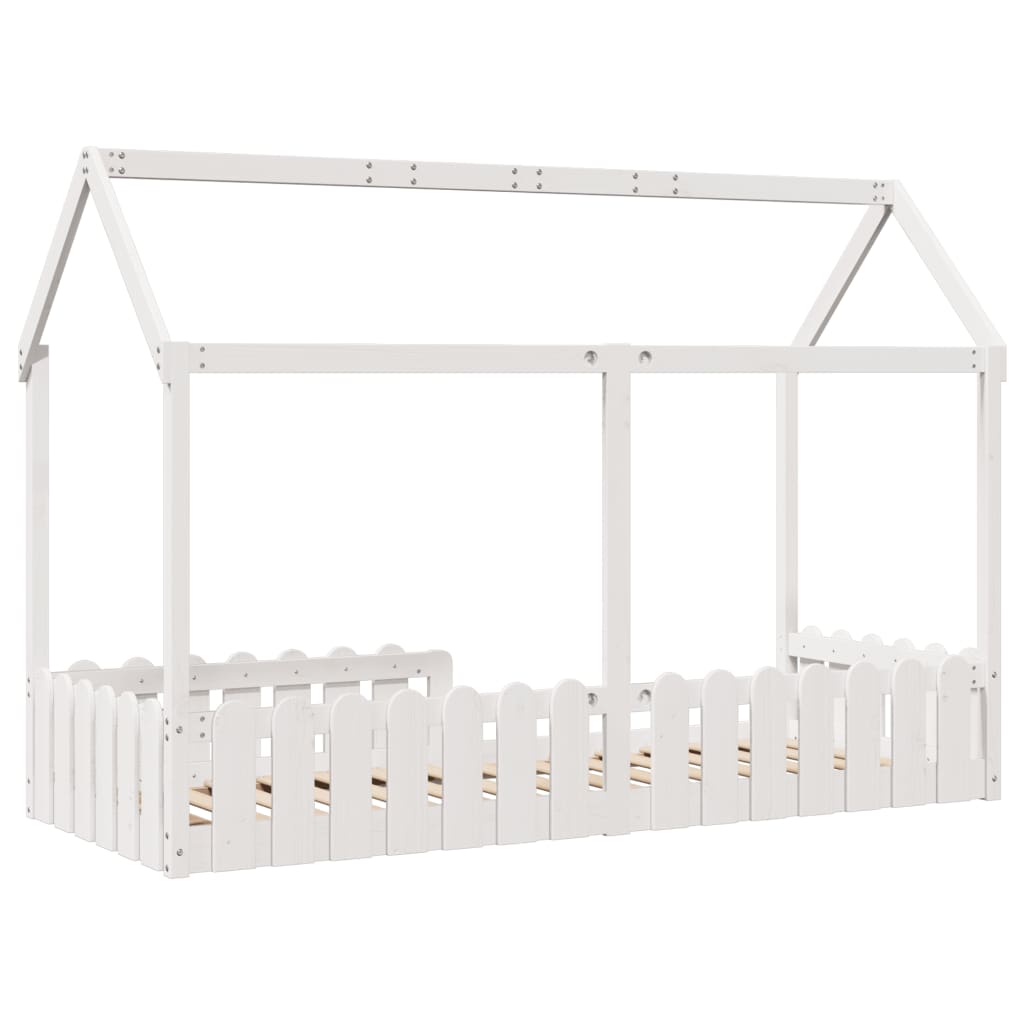 Tolles Spielbett - Kinderbett - Hausbett - Bettrahmen - Holzbett - 80 x 200 cm
