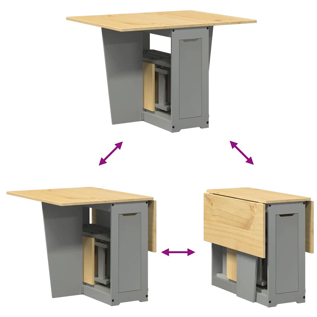 TOP Klapptisch Set - Tischgruppe - Esstisch - Frühstückstisch - 114 x 92 x 75 cm
