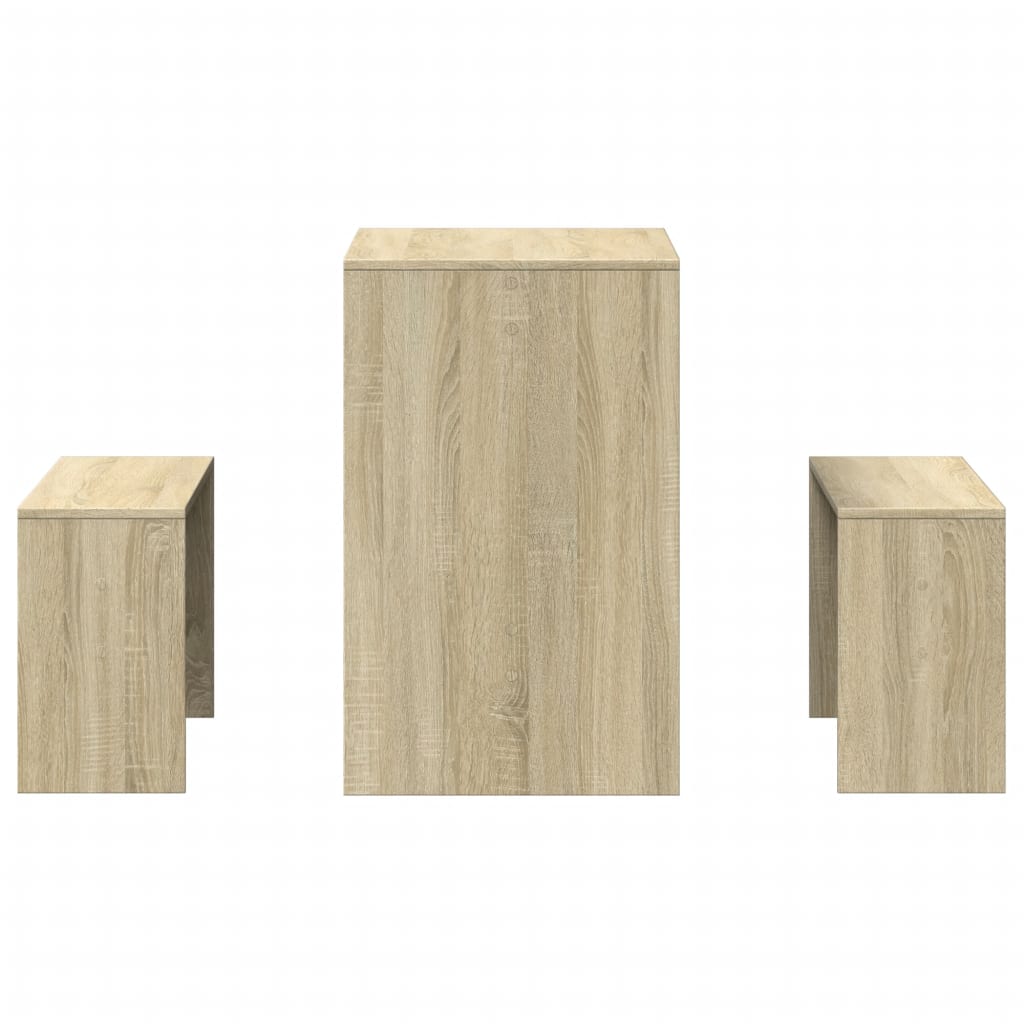 Esszimmergruppe - Tischgruppe mit Bank - Essgruppe mit Bank - 97 x 47 x 75 cm