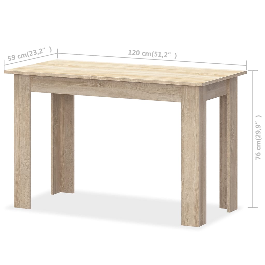 Esszimmermöbel - Tisch-Bank-Set - Essgruppe - Sitzgruppe - 120 x 59 x 76 cm