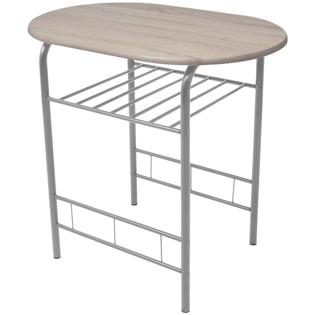 Bistroset - Bartisch Set - Frühstückstisch Set - Essplatzgruppe - 80 x 53 x 74cm