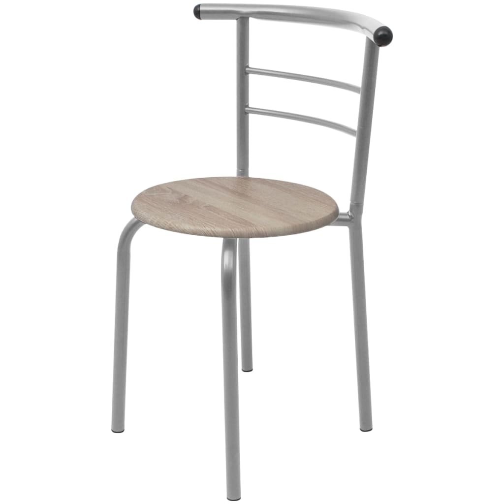 Bistroset - Bartisch Set - Frühstückstisch Set - Essplatzgruppe - 80 x 53 x 74cm