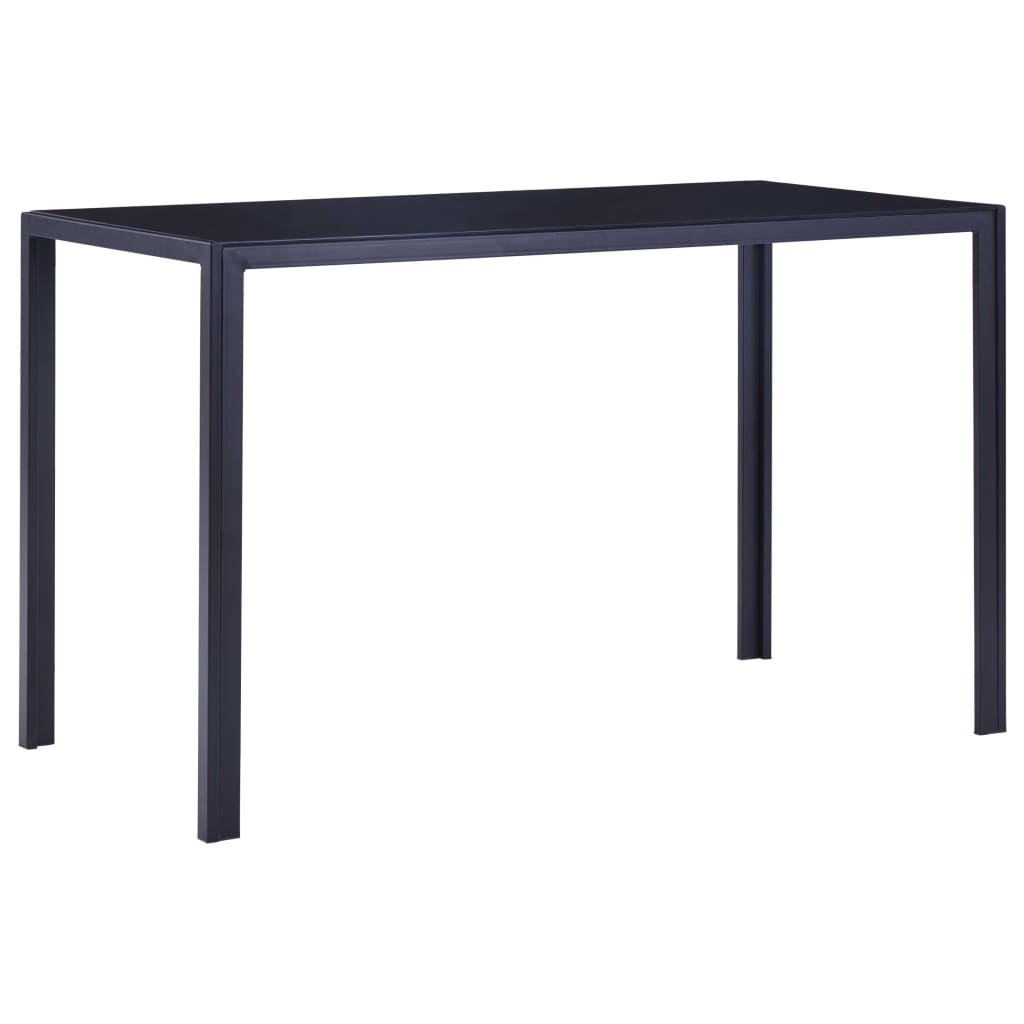 Modernes 7-teiliges Esstisch-Set - Glastisch - Esszimmertisch - 120 x 60 x 74 cm