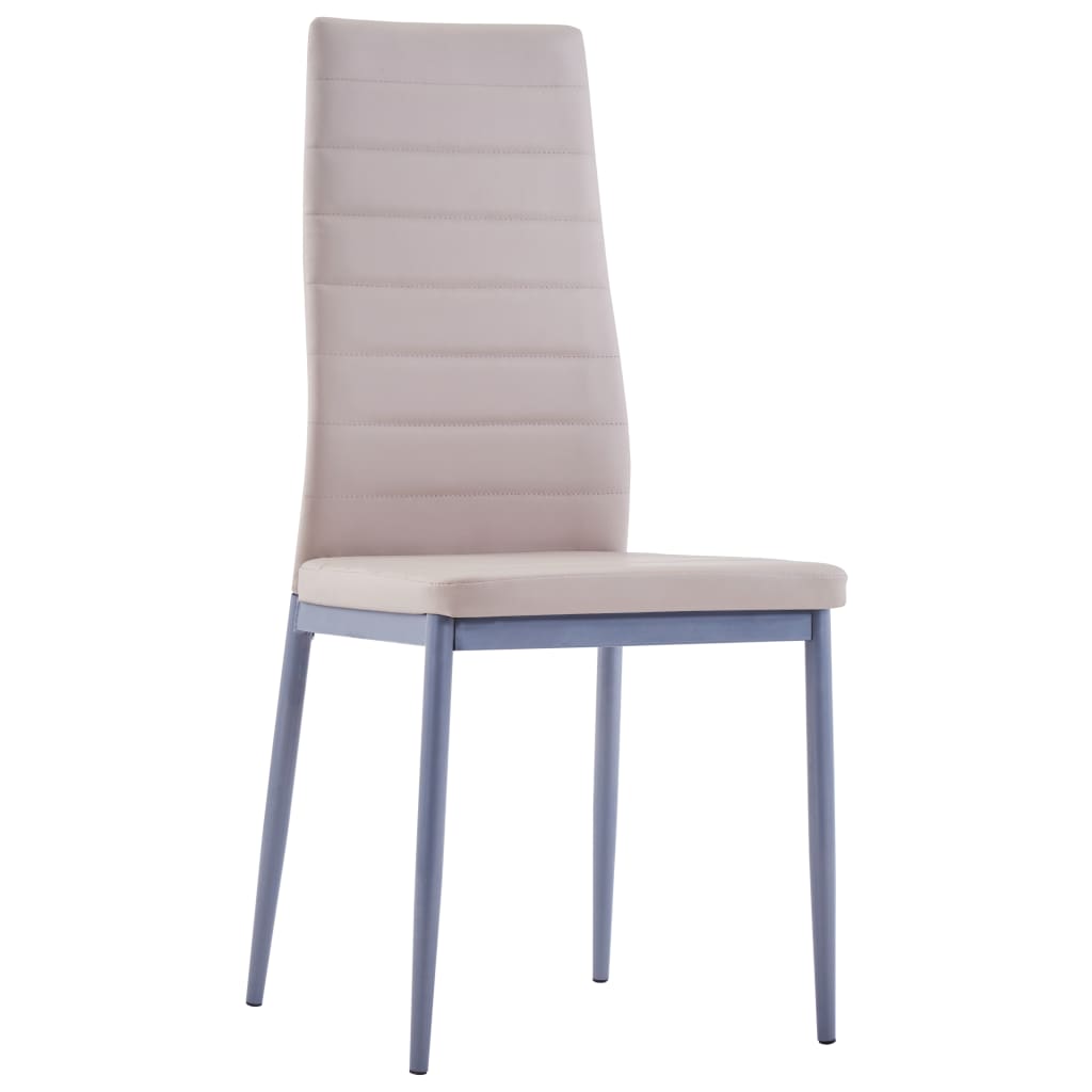 Modernes 7-teiliges Esstisch-Set - Glastisch - Esszimmertisch - 120 x 60 x 74 cm