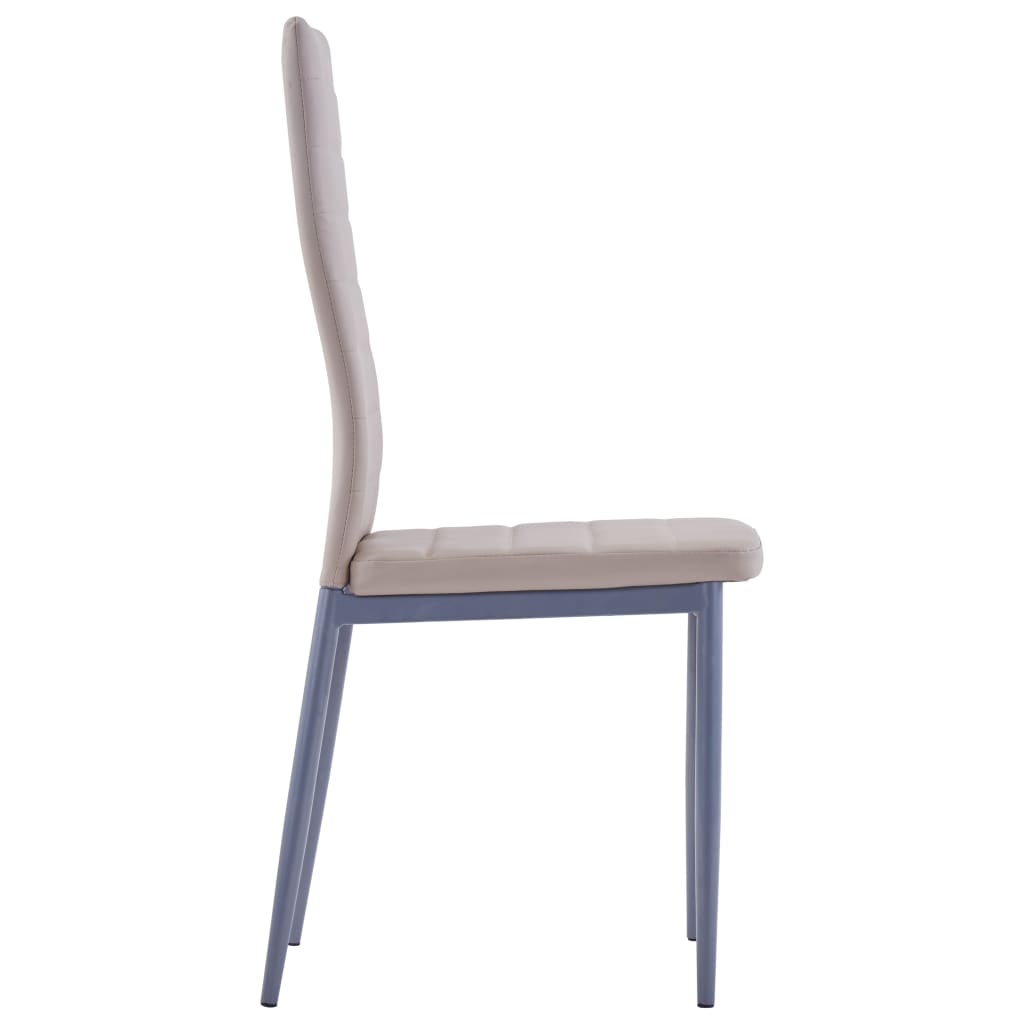 Modernes 7-teiliges Esstisch-Set - Glastisch - Esszimmertisch - 120 x 60 x 74 cm
