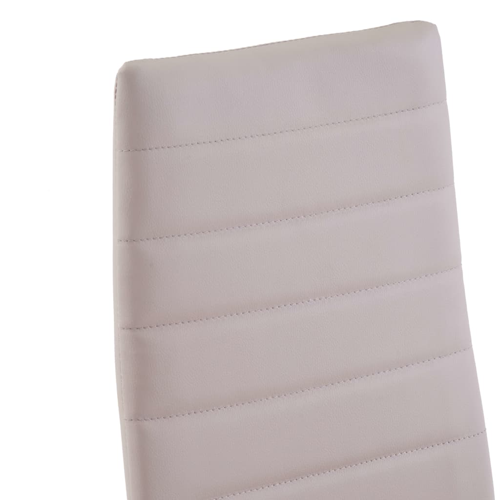 Modernes 7-teiliges Esstisch-Set - Glastisch - Esszimmertisch - 120 x 60 x 74 cm