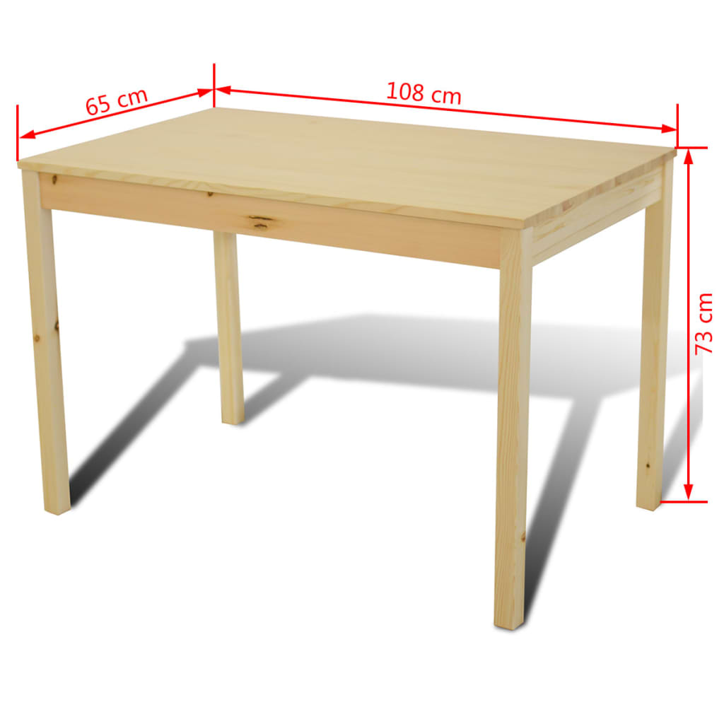 Esstisch - Esszimmertisch - Sitzgruppe - Küchentisch - Essgruppe - 108x65x73 cm