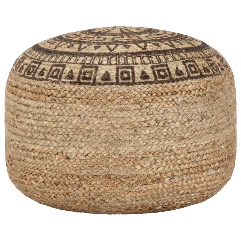 Handgefertigter Sitzpouf - Jute Fußhocker - Sitzpuff - Sitzhocker aus Jute