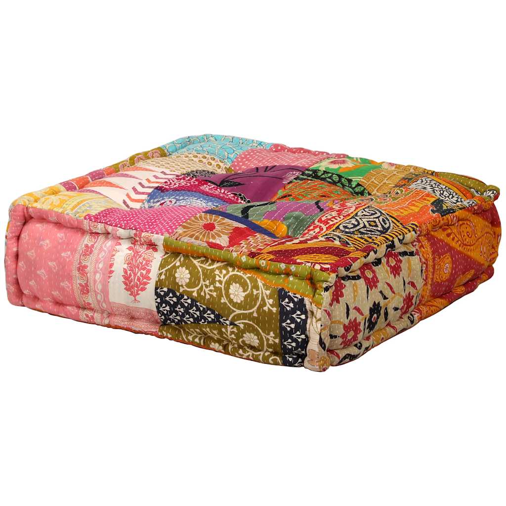 Patchwork Modulsofa - Vielseitiger Sitzpouf - Weiche Polsterung - 140x70x85 cm