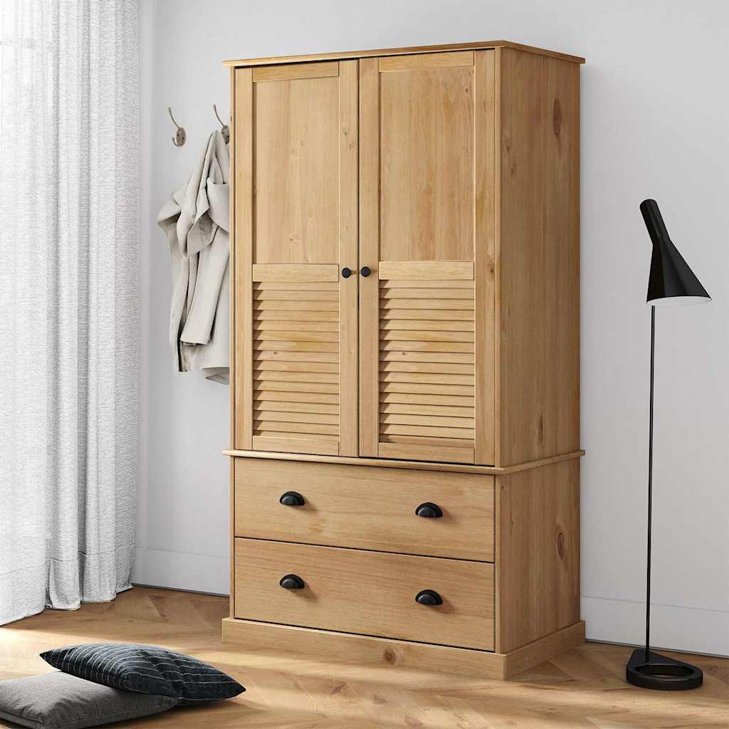 Klassischer Kleiderschrank - Schlafzimmerschrank - Schrankmöbel - 90 x 170 cm