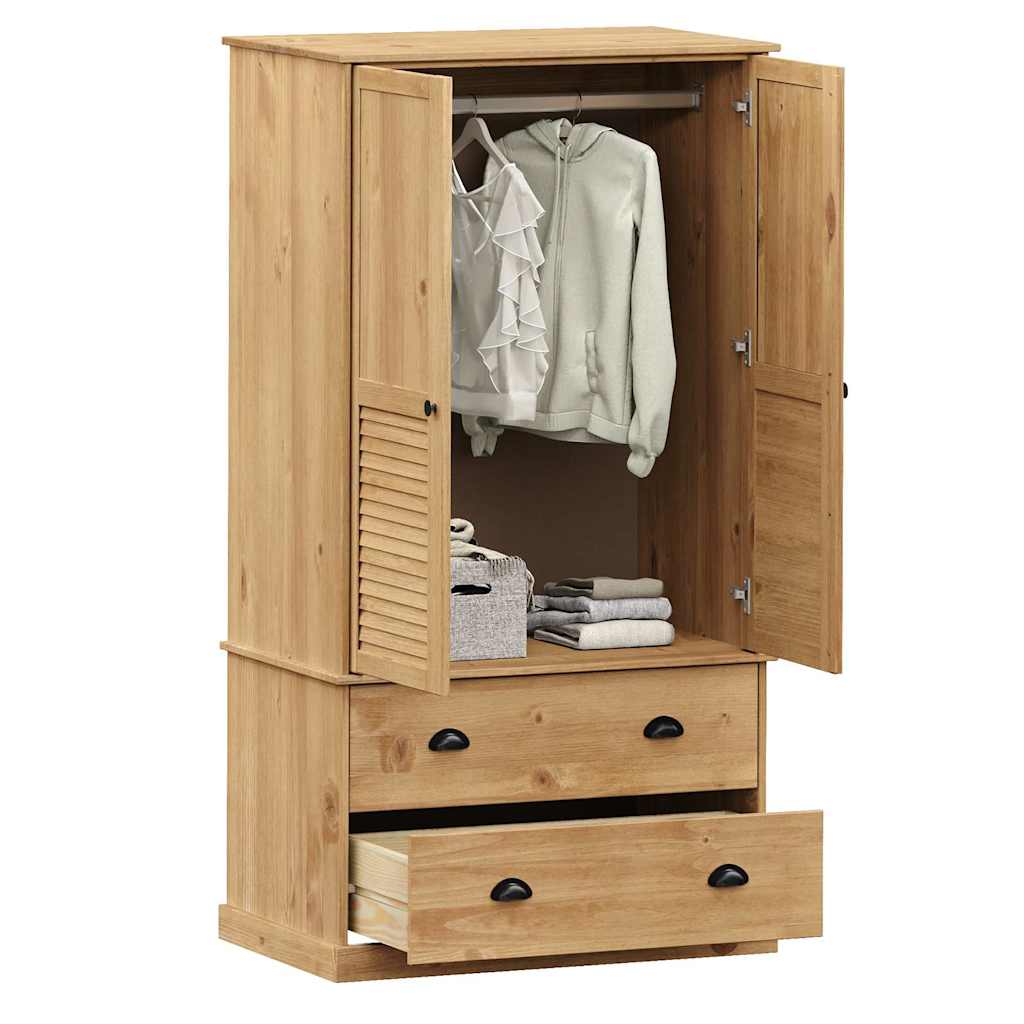 Klassischer Kleiderschrank - Schlafzimmerschrank - Schrankmöbel - 90 x 170 cm