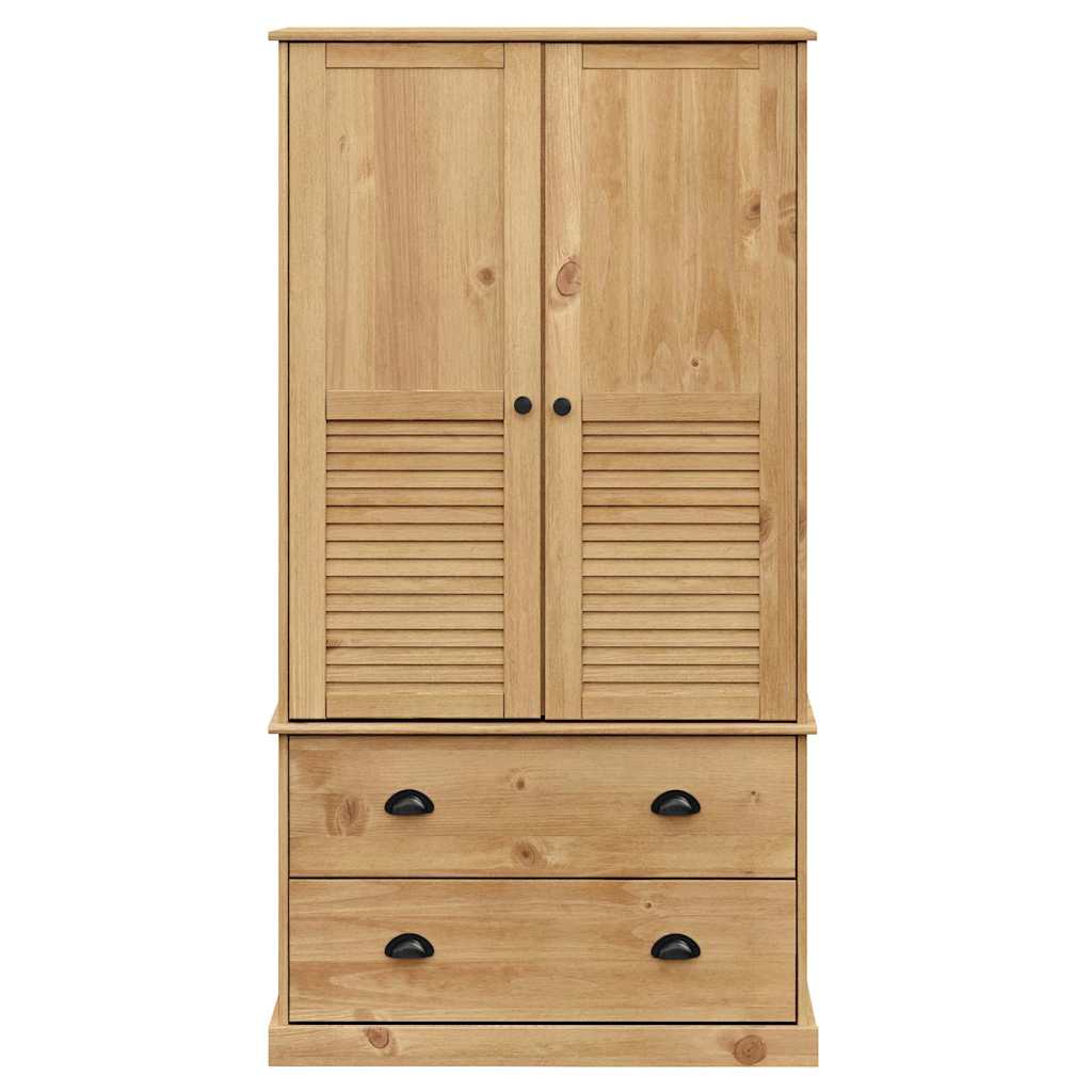 Klassischer Kleiderschrank - Schlafzimmerschrank - Schrankmöbel - 90 x 170 cm