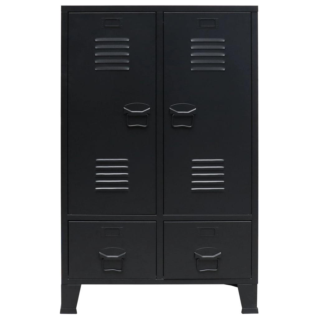 Kleiderschrank - Metall - Spinddesign - Garderobenschrank - 67 x 35 x 107 cm