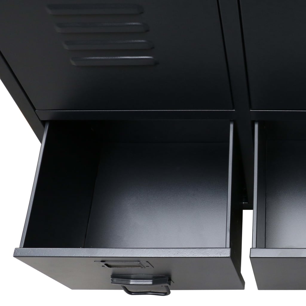 Kleiderschrank - Metall - Spinddesign - Garderobenschrank - 67 x 35 x 107 cm