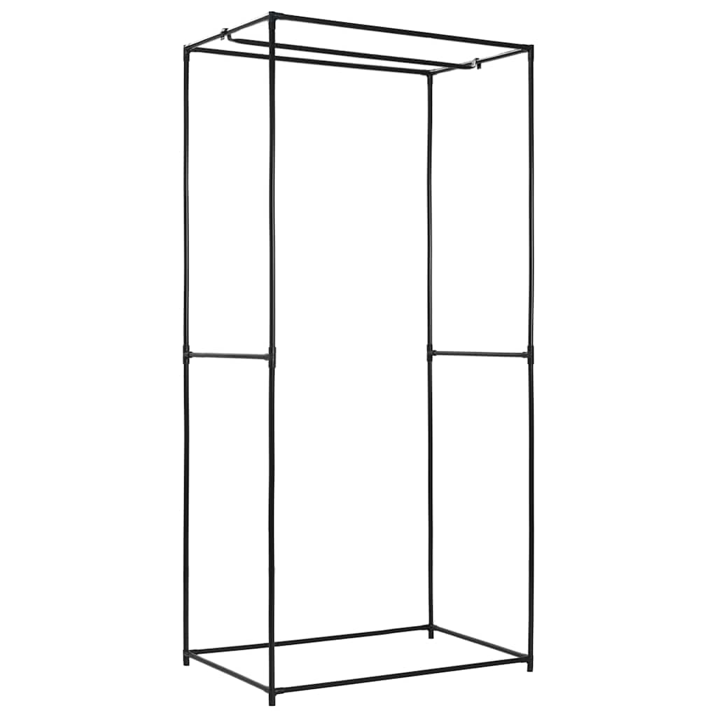 Leichte Kleiderschränke im 2er-Set - Stecksystem - atmungsaktiv - 75x50x160 cm