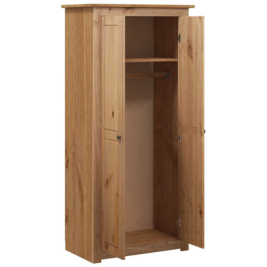 Kompakter Kleiderschrank - Schlafzimmerschrank - massivholz - 80 x 50 x 171,5 cm