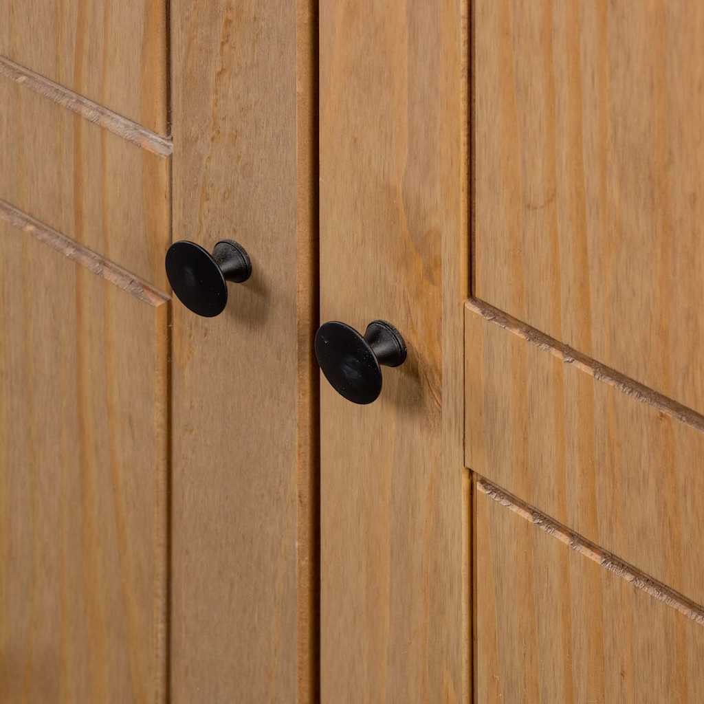 Kompakter Kleiderschrank - Schlafzimmerschrank - massivholz - 80 x 50 x 171,5 cm