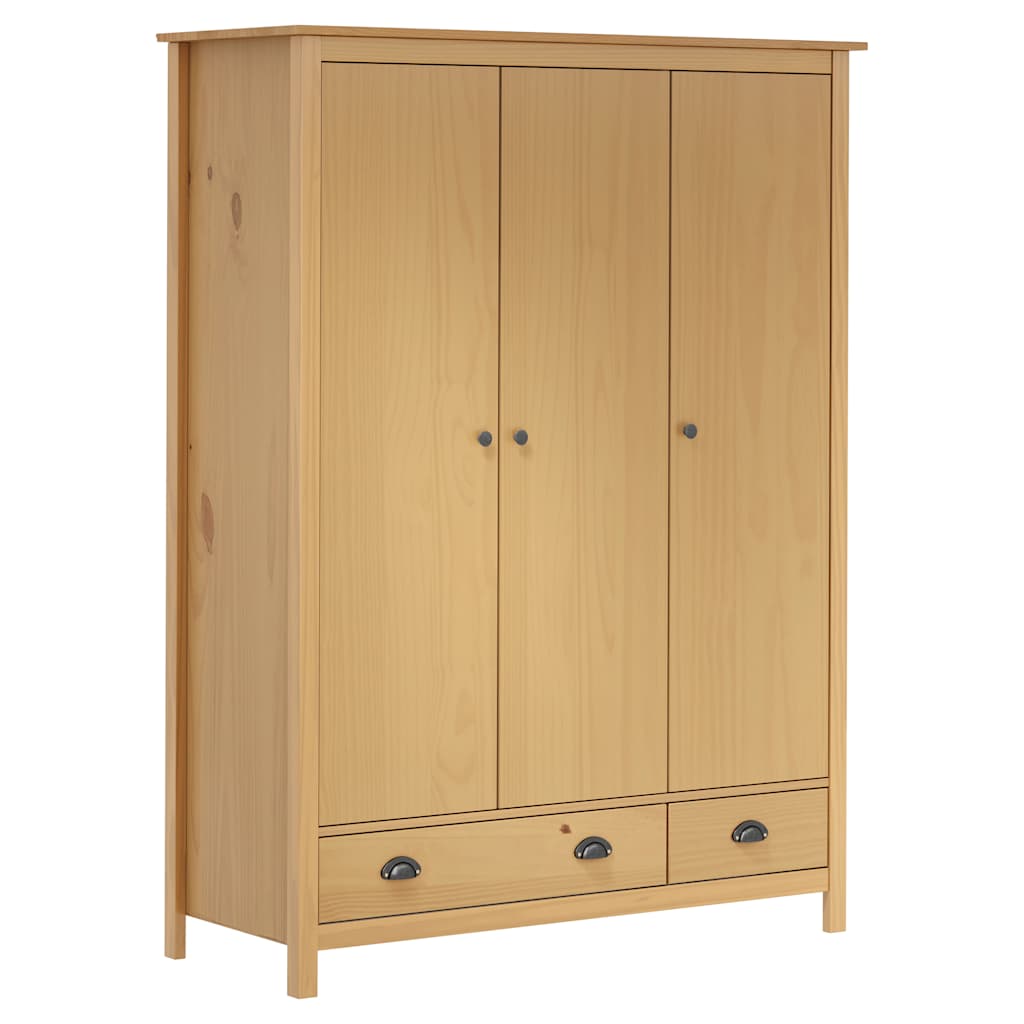 Geräumiger Schlafzimmerschrank - Kleiderschrank - 3 Türen - 127 x 50 x 170 cm