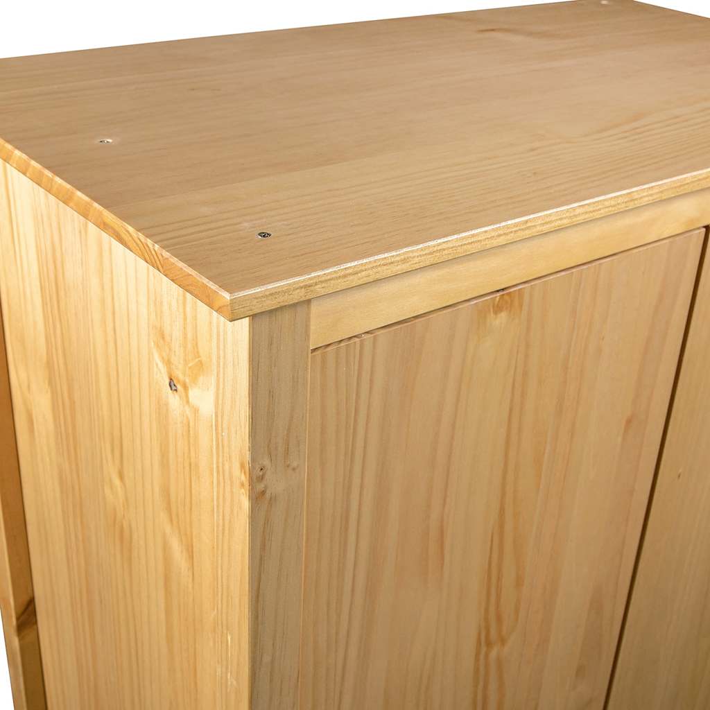 Geräumiger Schlafzimmerschrank - Kleiderschrank - 3 Türen - 127 x 50 x 170 cm