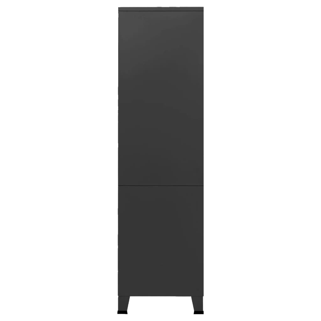 Moderner Metallschrank - Kleiderschrank - Spinddesign - 90 x 50 x 180 cm