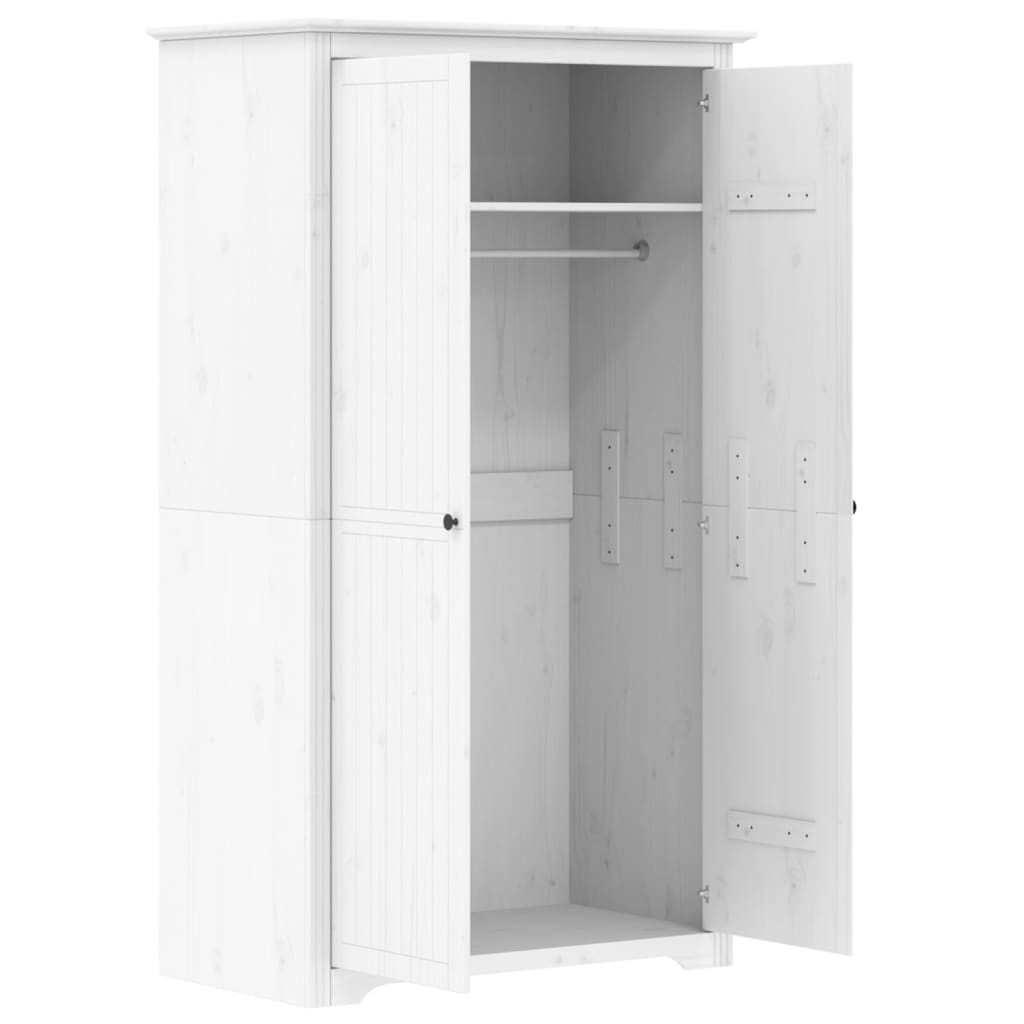 Französischer Kleiderschrank - Schlafzimmerschrank - Kiefernholz - 99x53,5x173cm