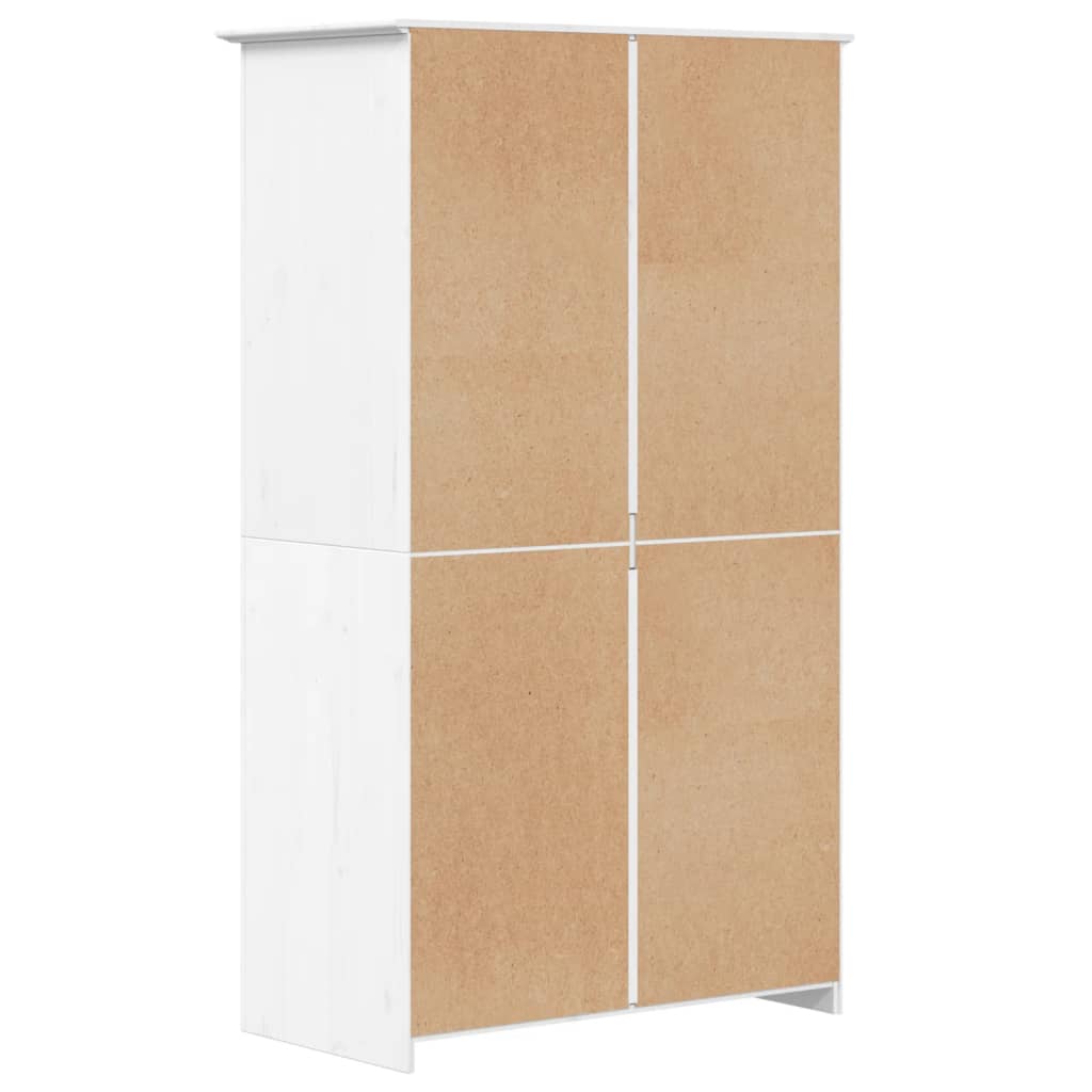 Französischer Kleiderschrank - Schlafzimmerschrank - Kiefernholz - 99x53,5x173cm