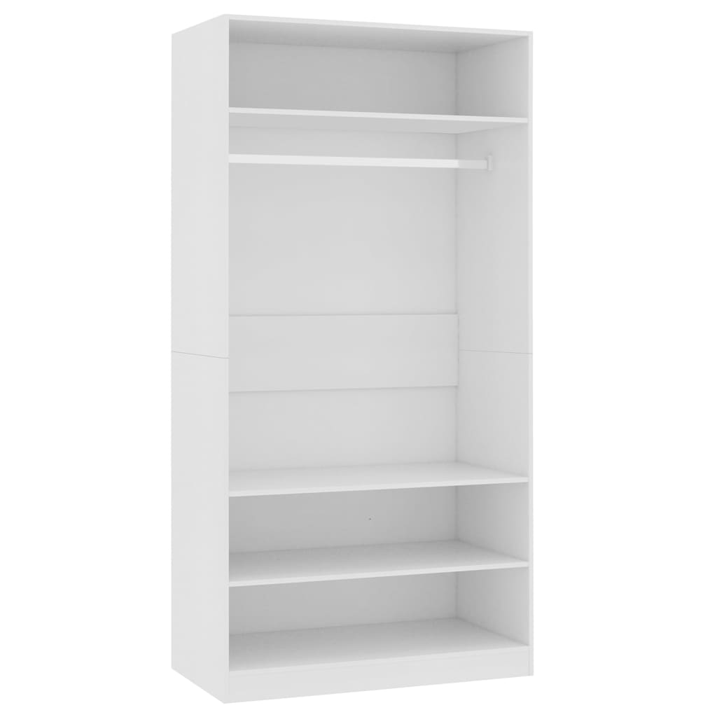 Schlafzimmerschrank - offener Kleiderschrank - mit Kleiderstange - 100x50x200 cm