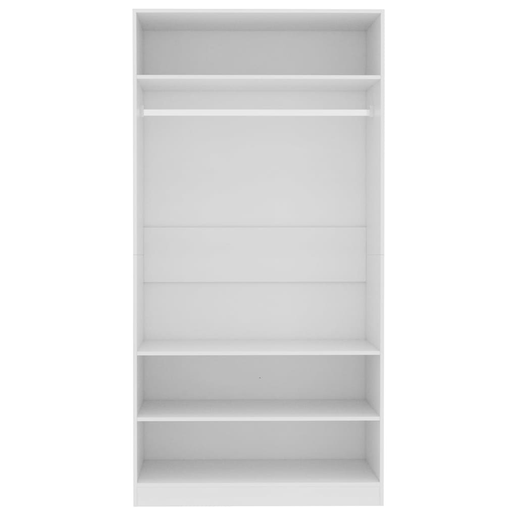 Schlafzimmerschrank - offener Kleiderschrank - mit Kleiderstange - 100x50x200 cm