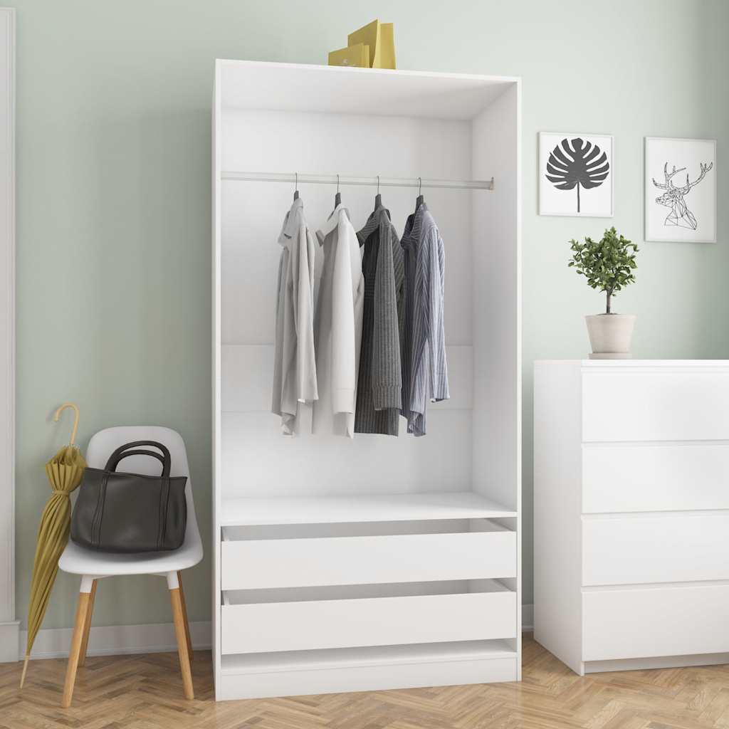 Offener Schlafzimmerschrank - Kleiderschrank - Garderobenschrank - 100x50x200 cm