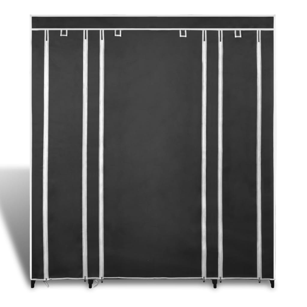 Tragbarer Faltschrank - Kleiderschrank - Schlafzimmerschrank - 45 x 150 x 176 cm