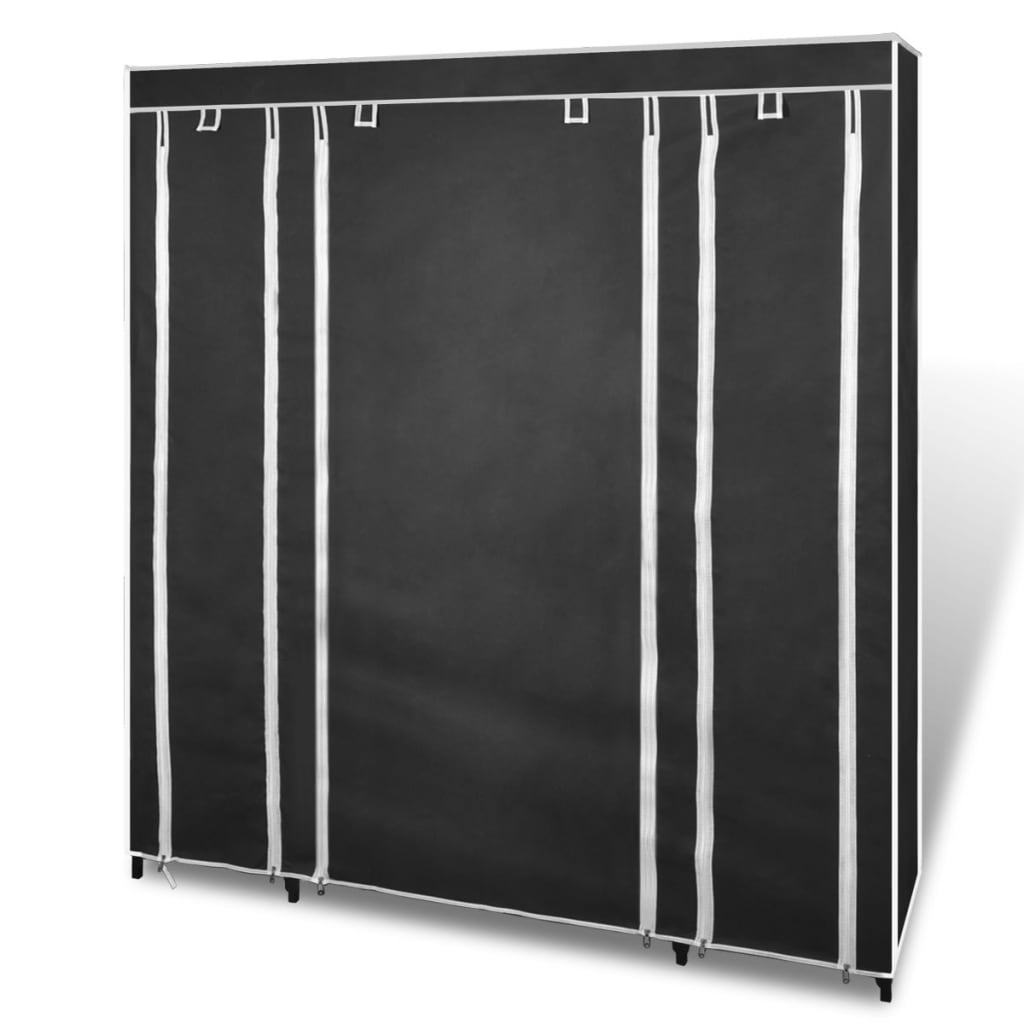 Tragbarer Faltschrank - Kleiderschrank - Schlafzimmerschrank - 45 x 150 x 176 cm