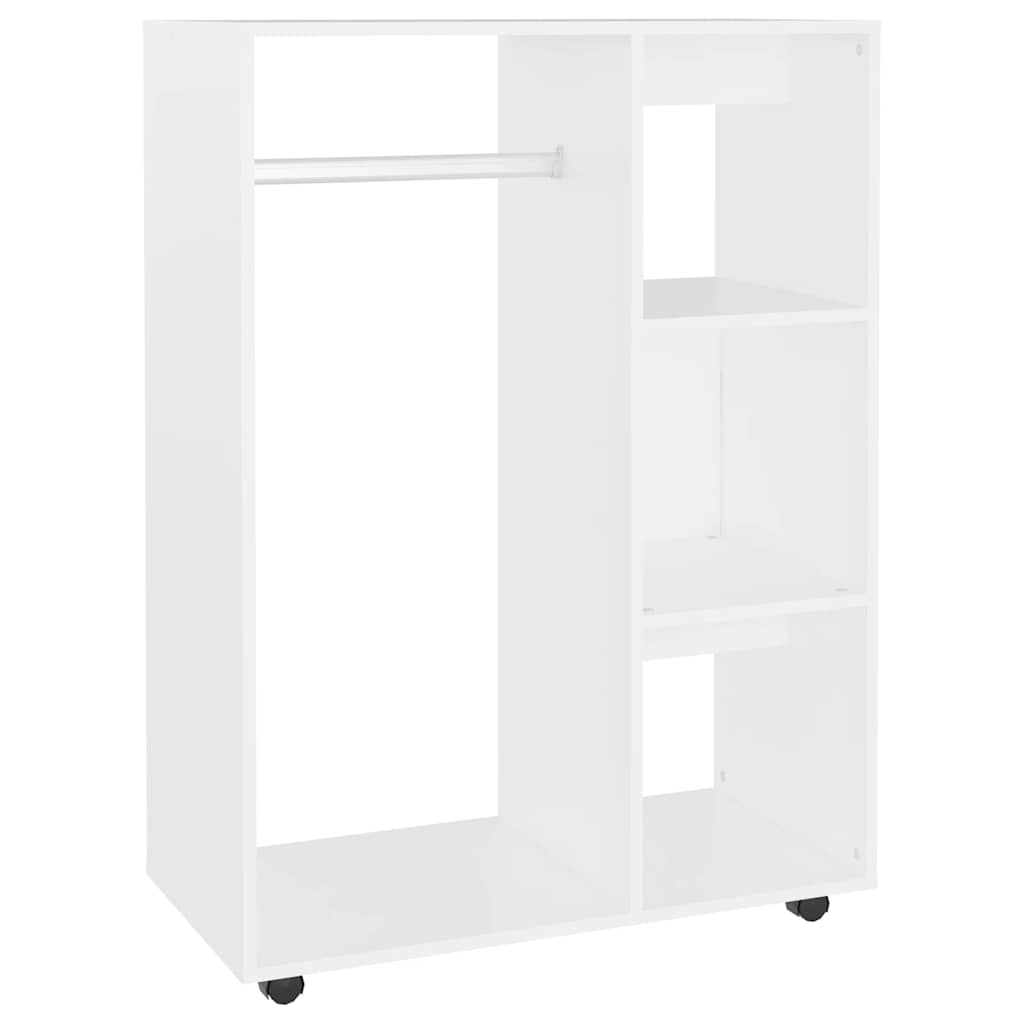 TOP Kleiderschrank - offen - mit Ablagen - mobil auf Rollen - 80 x 40 x 110 cm