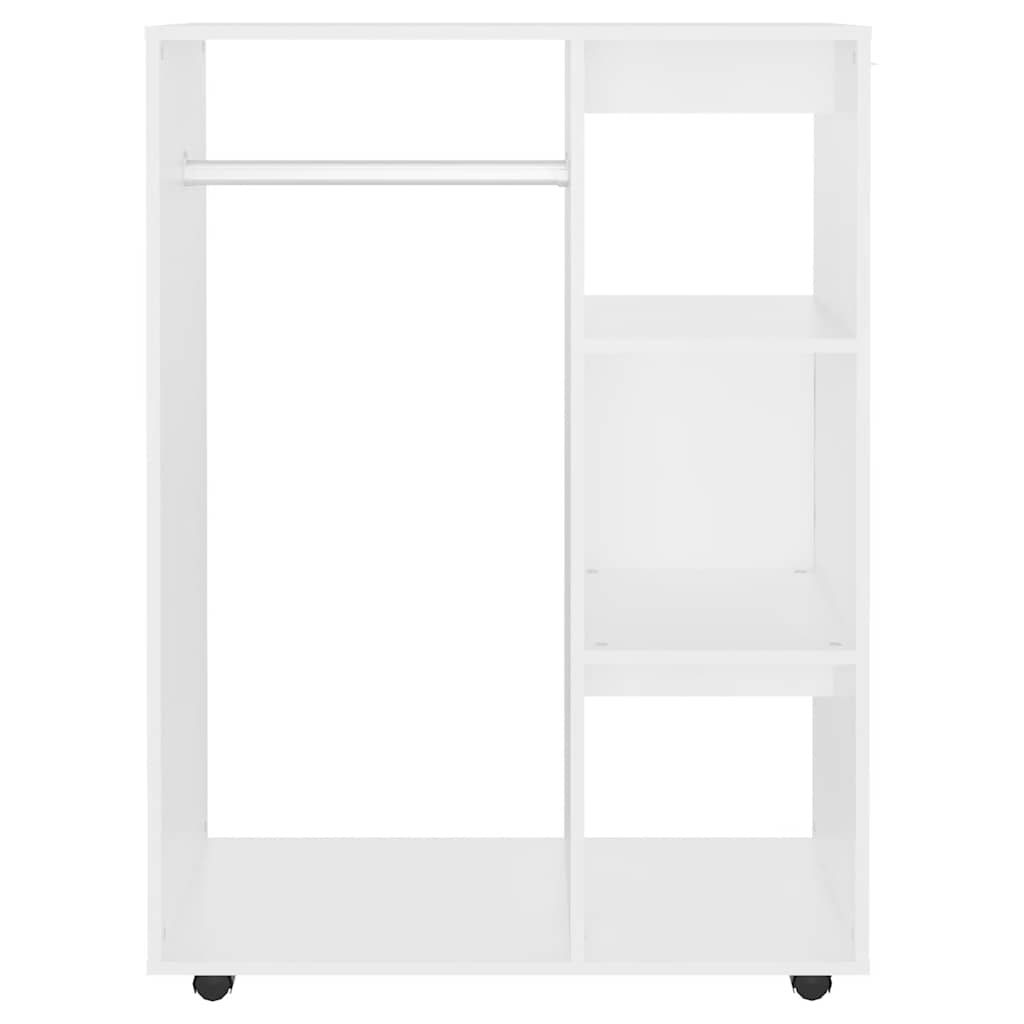 TOP Kleiderschrank - offen - mit Ablagen - mobil auf Rollen - 80 x 40 x 110 cm